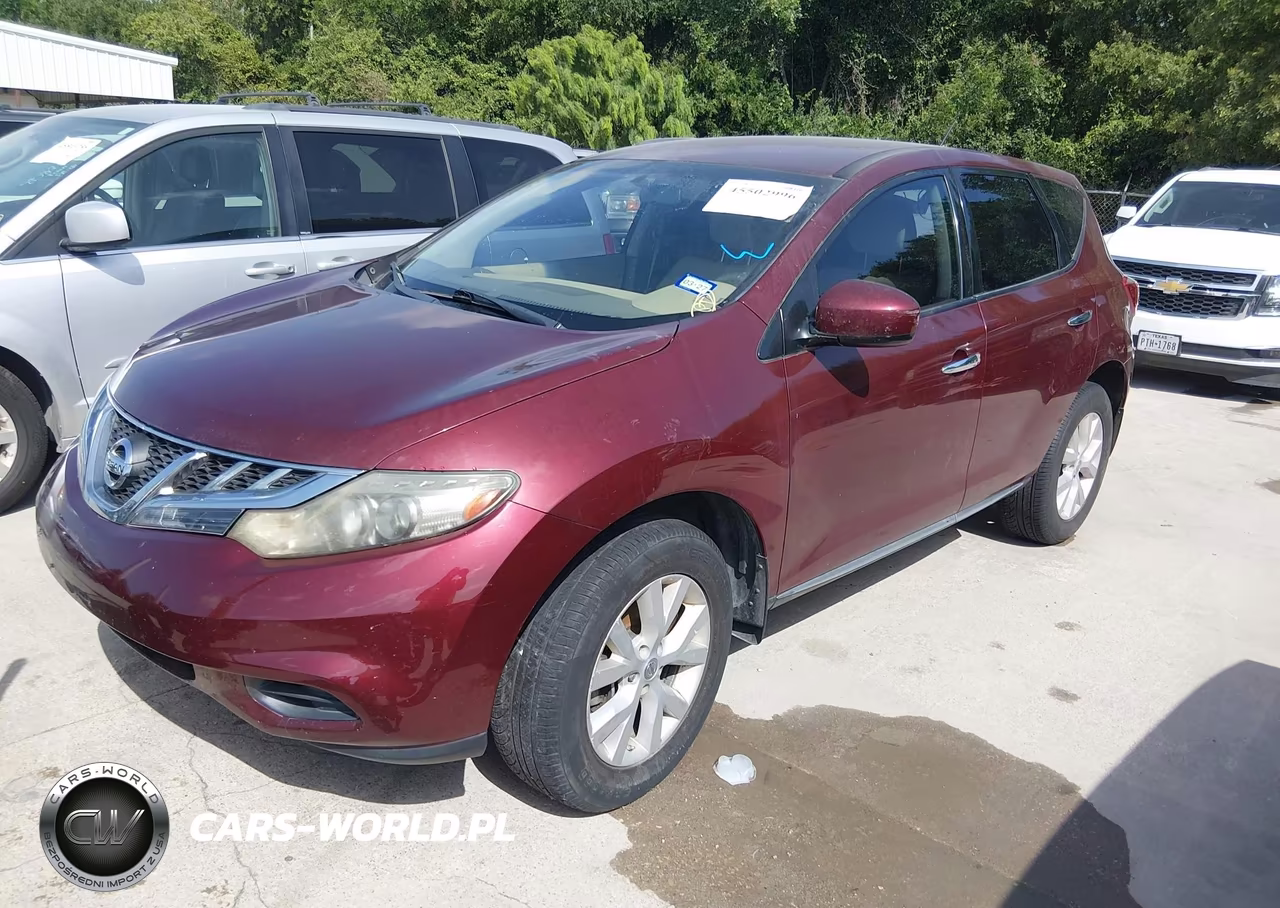 2012 Nissan Murano S VIN:JN8AZ1MU7CW101801 - 2