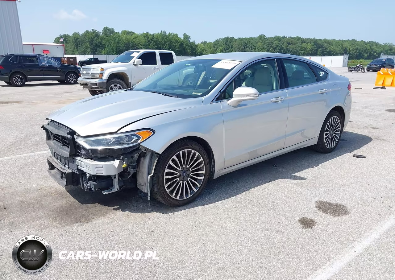2018 Ford Fusion Platinum-Titanium VIN:3FA6P0D97JR168403 - 2
