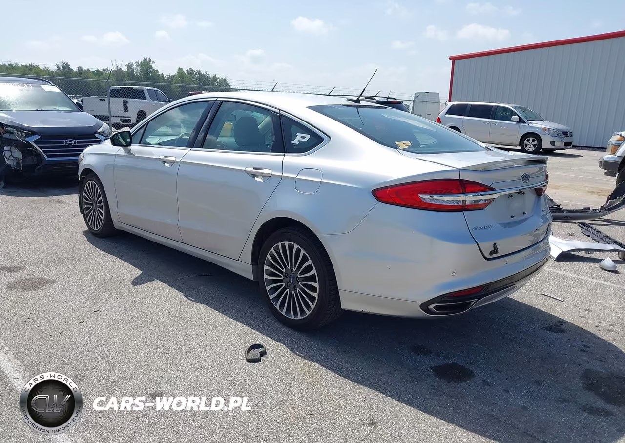 2018 Ford Fusion Platinum-Titanium VIN:3FA6P0D97JR168403 - 3