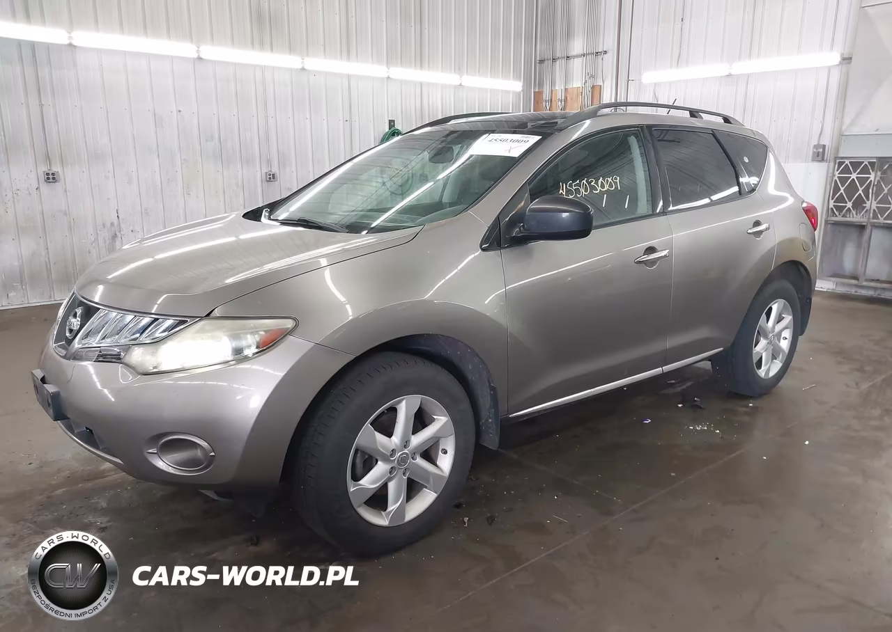 2010 Nissan Murano Sl VIN:JN8AZ1MW3AW136849 - 2