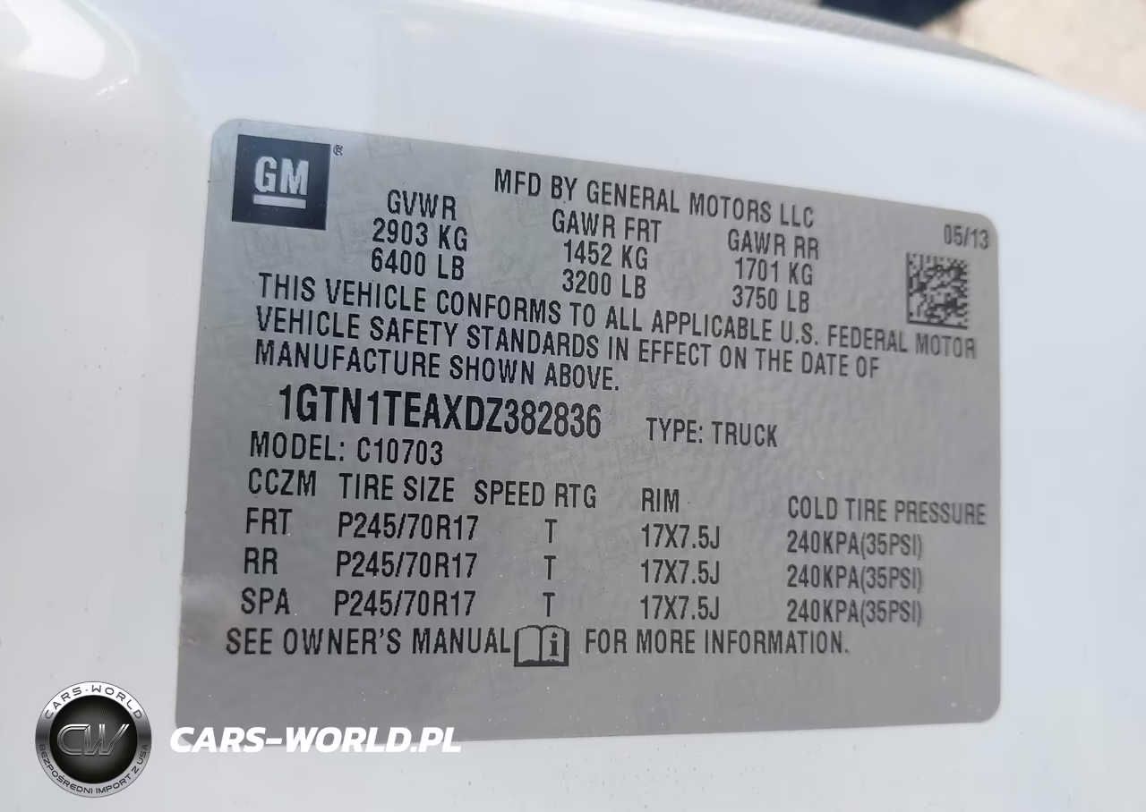 2013 GMC Sierra 1500 Work Truck VIN:1GTN1TEAXDZ382836 - 9