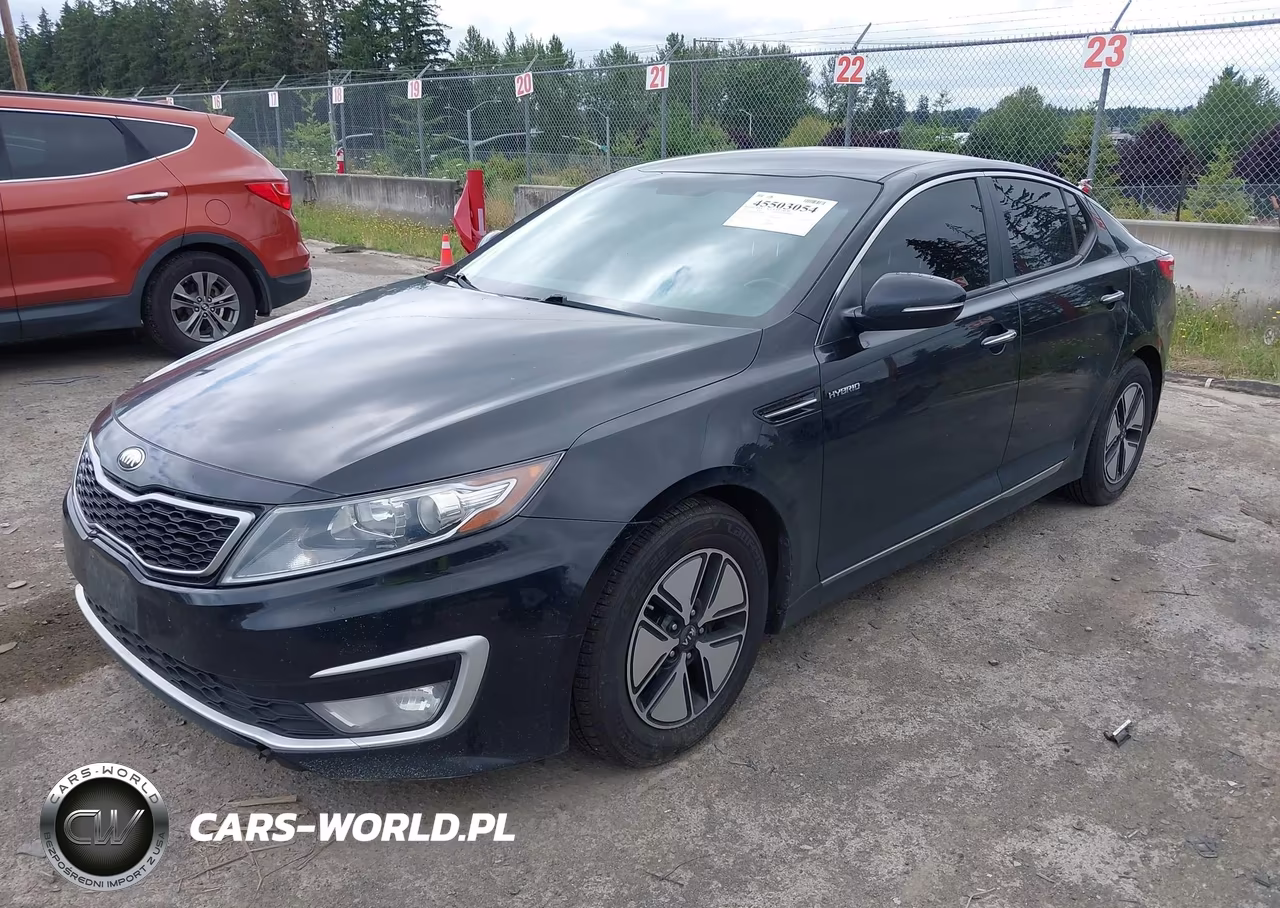 2013 Kia Optima Hybrid Lx VIN:KNAGM4AD5D5044836 - 2