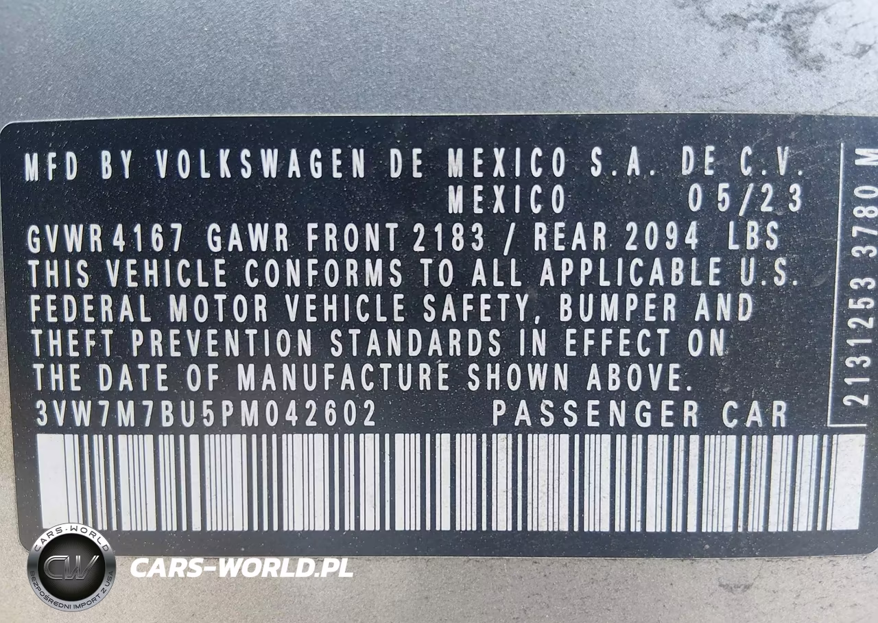 2023 Volkswagen Jetta 1.5T Se VIN:3VW7M7BU5PM042602 - 9