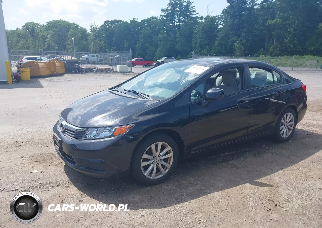 2012 Honda Civic Ex VIN:19XFB2F85CE306586 - 2