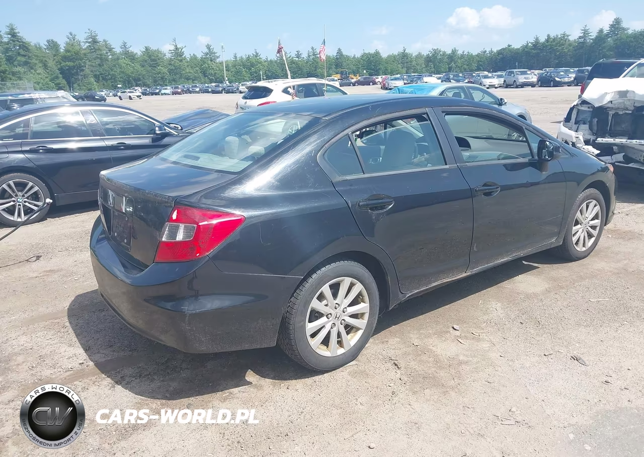 2012 Honda Civic Ex VIN:19XFB2F85CE306586 - 4