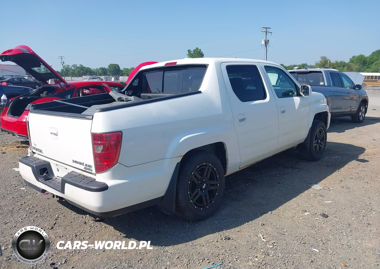2011 Honda Ridgeline Rtl VIN:5FPYK1F59BB007563 - 4