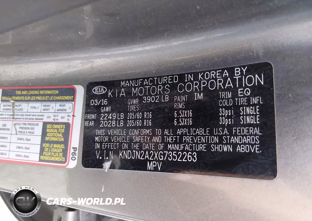 2016 Kia Soul VIN:KNDJN2A2XG7352263 - 9