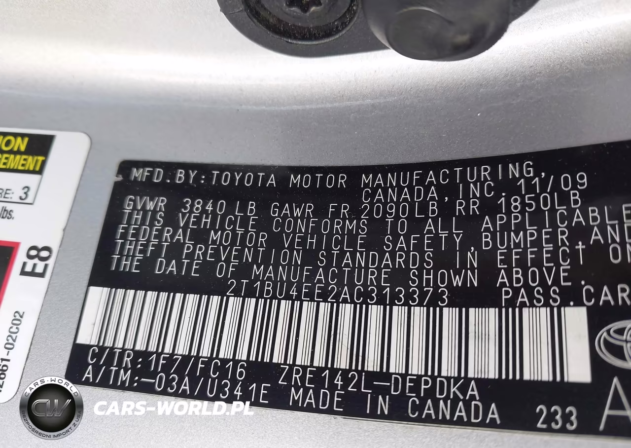 2010 Toyota Corolla Le VIN:2T1BU4EE2AC313373 - 9