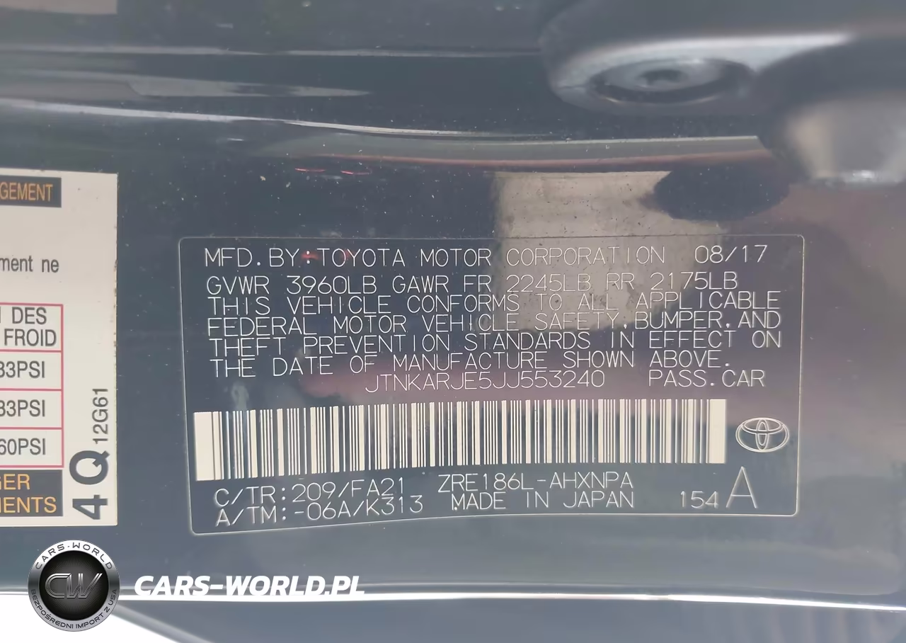 2018 Toyota Corolla Im VIN:JTNKARJE5JJ553240 - 9