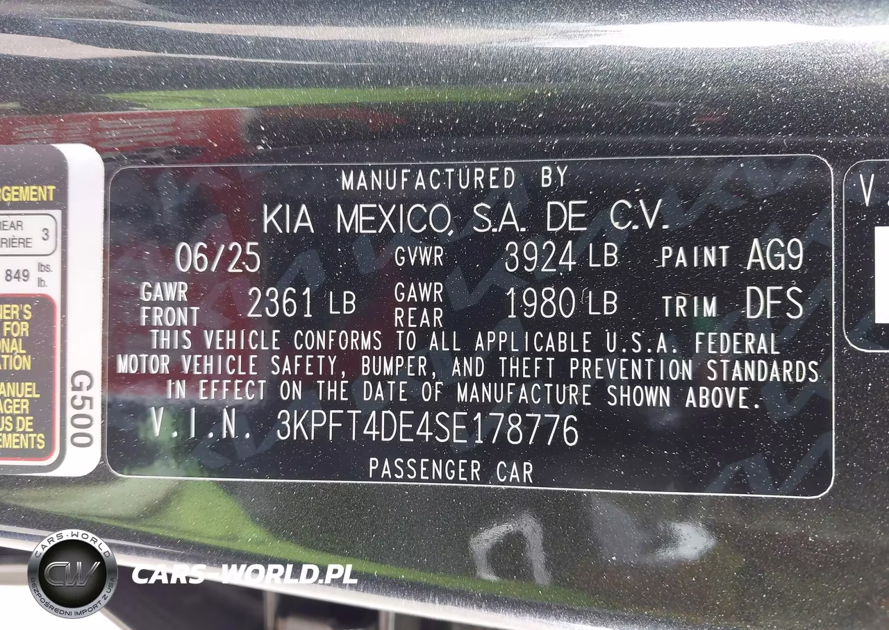 2025 Kia K4 Lxs VIN:3KPFT4DE4SE178776 - 9
