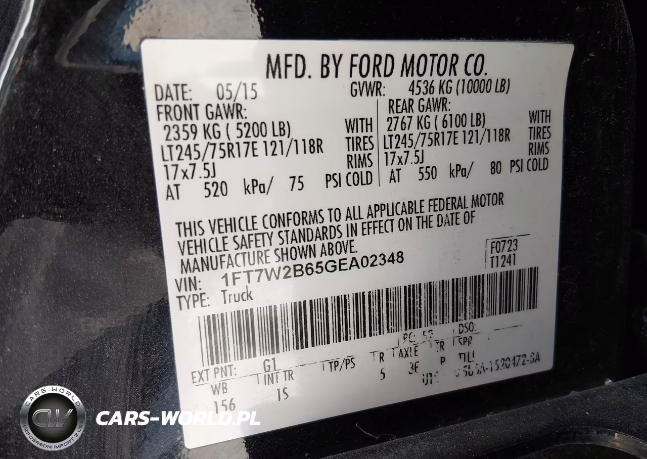 2016 Ford F-250 Lariat-Xl-Xlt VIN:1FT7W2B65GEA02348 - 9