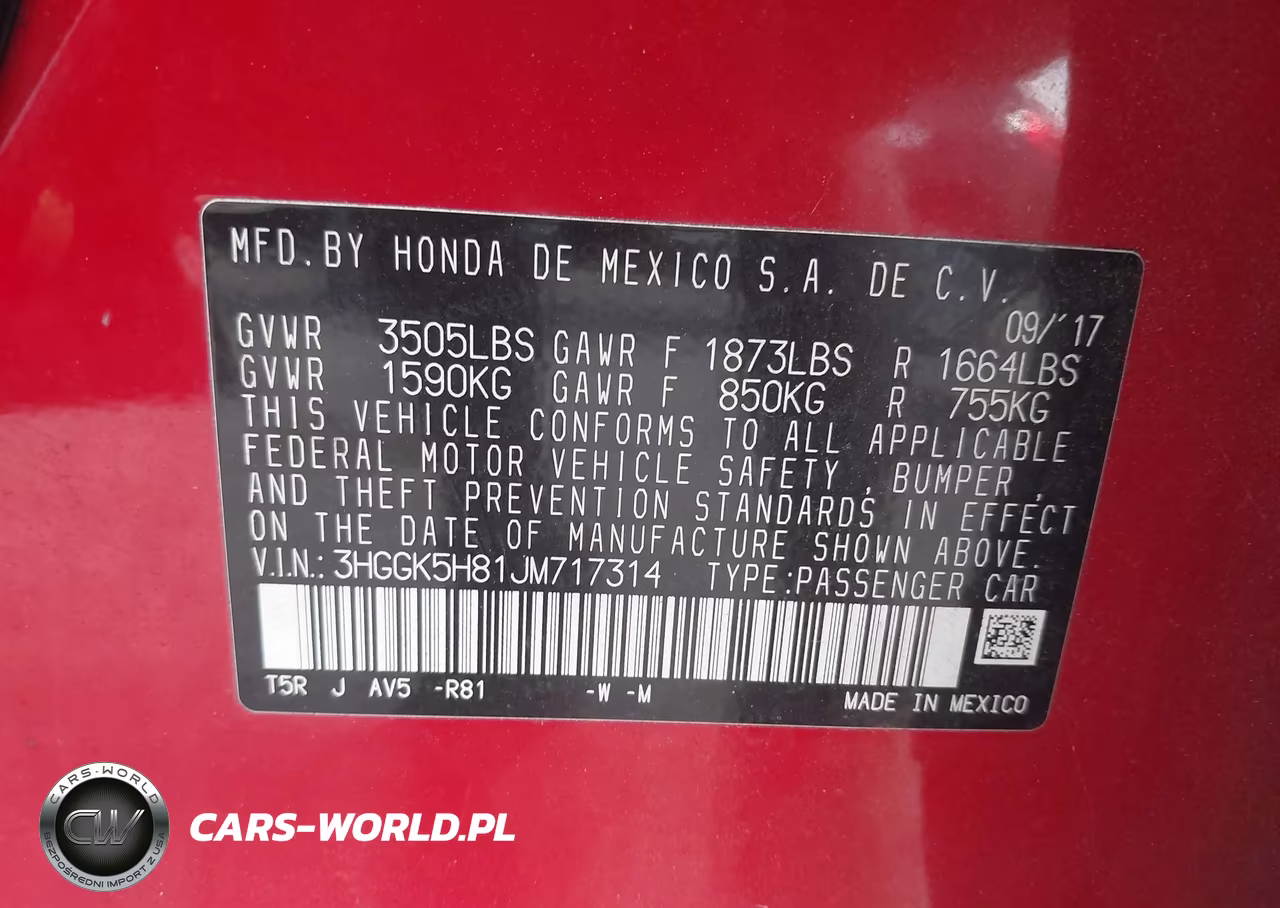 2018 Honda Fit Ex VIN:3HGGK5H81JM717314 - 9
