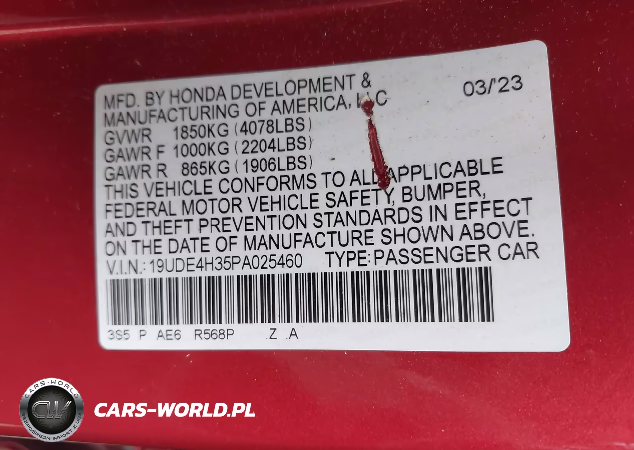 2023 Acura Integra A-Spec VIN:19UDE4H35PA025460 - 9