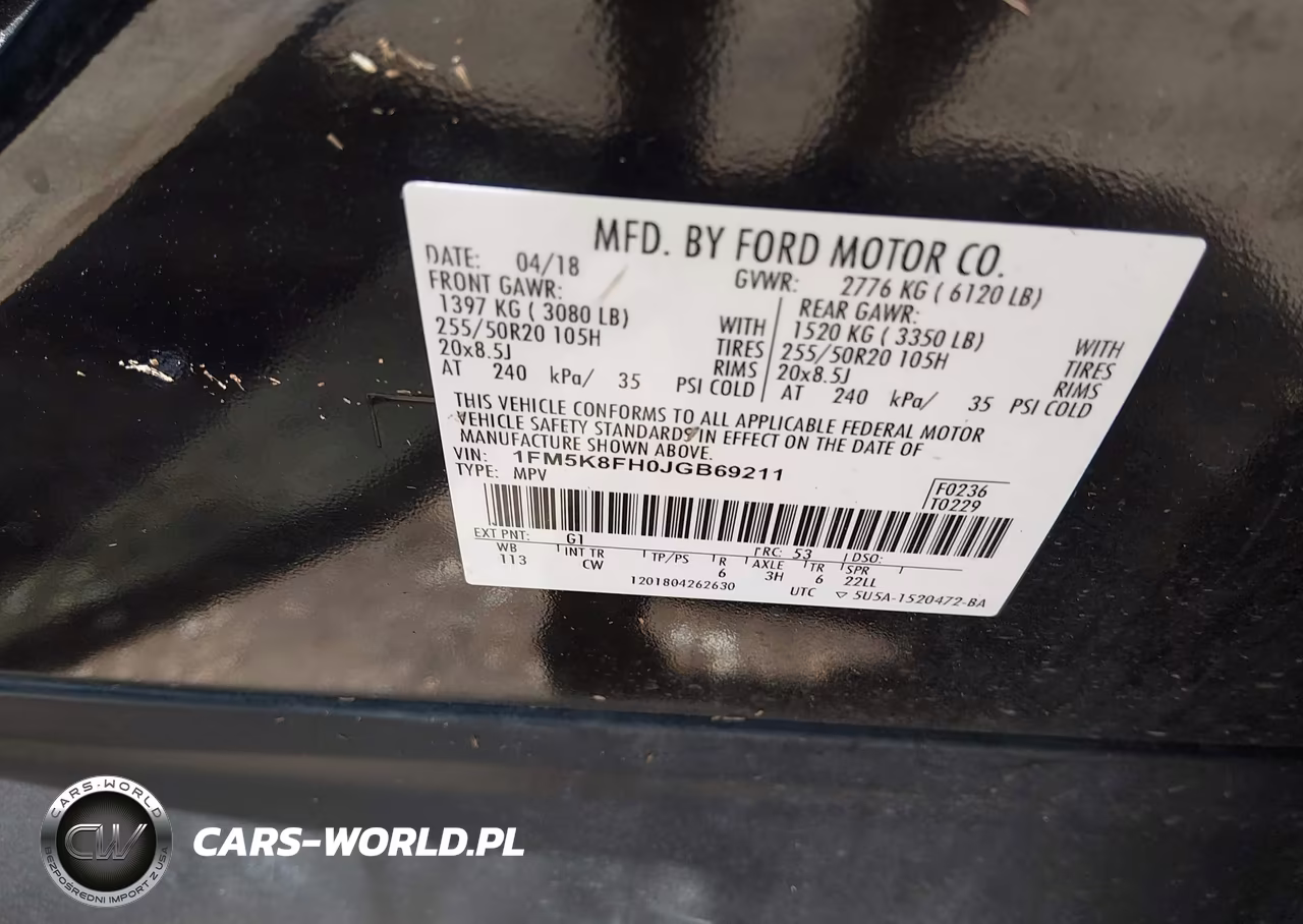 2018 Ford Explorer Limited VIN:1FM5K8FH0JGB69211 - 9