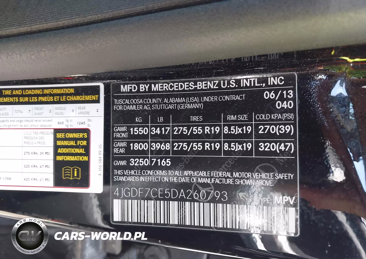 2013 Mercedes-Benz Gl 450 4Matic VIN:4JGDF7CE5DA260793 - 9