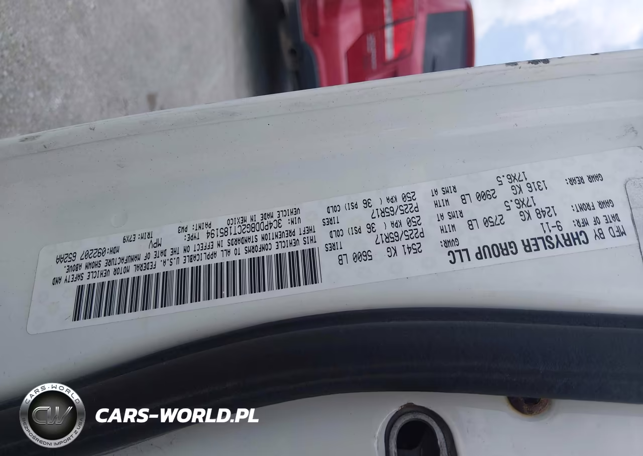 2012 Dodge Journey Sxt VIN:3C4PDDBG2CT185194 - 9