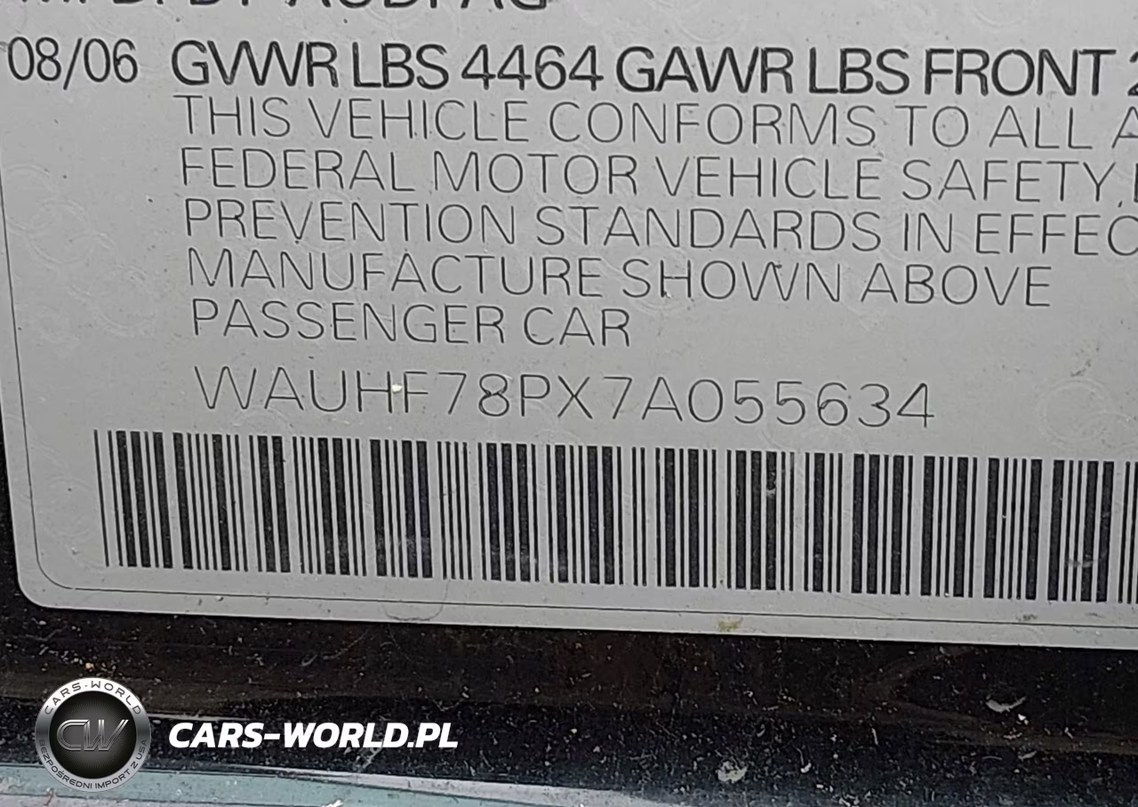 2007 Audi A3 2.0T VIN:WAUHF78PX7A055634 - 9