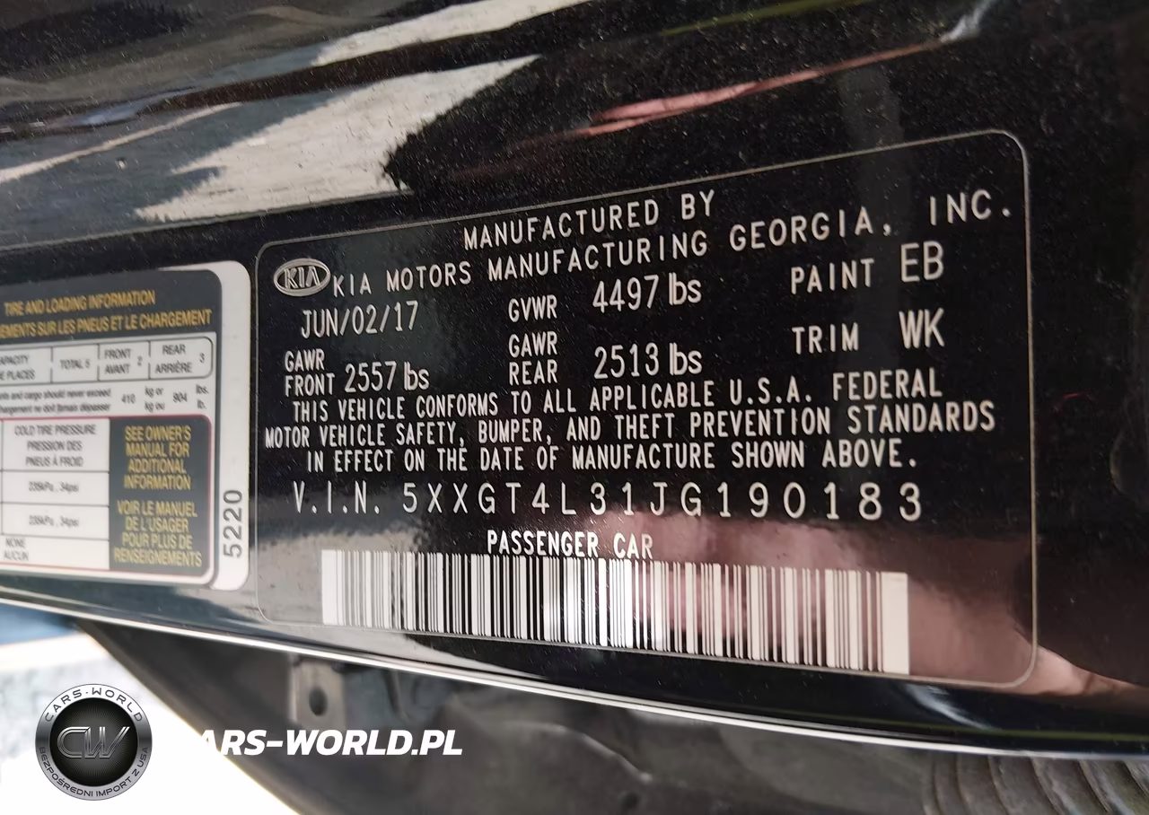 2018 Kia Optima S VIN:5XXGT4L31JG190183 - 9