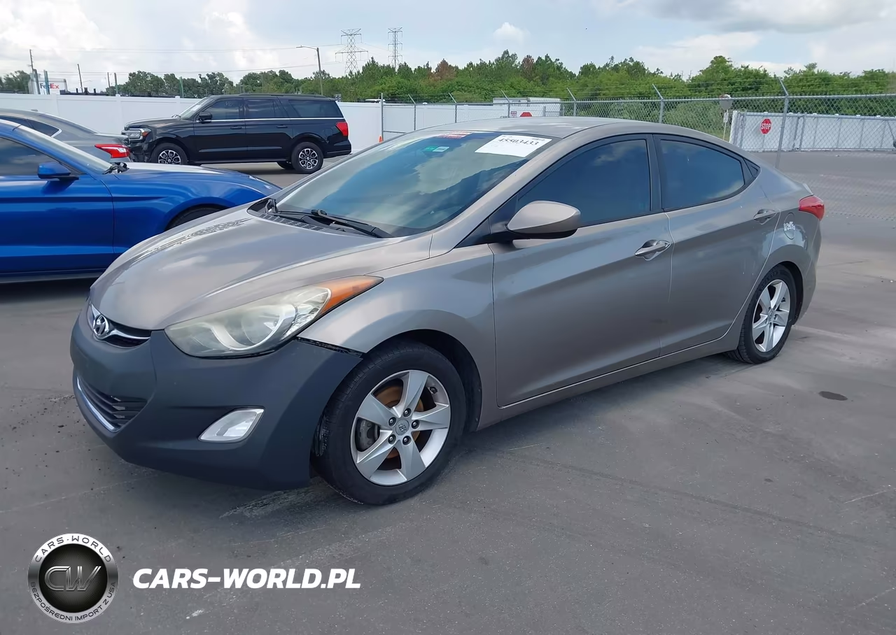2013 Hyundai Elantra Gls VIN:5NPDH4AE5DH159598 - 2