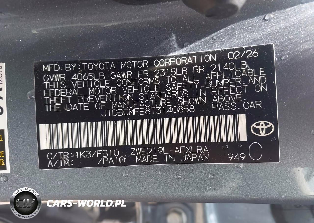 2026 Toyota Corolla Hybrid Hybrid Le VIN:JTDBCMFE8T3140858 - 9