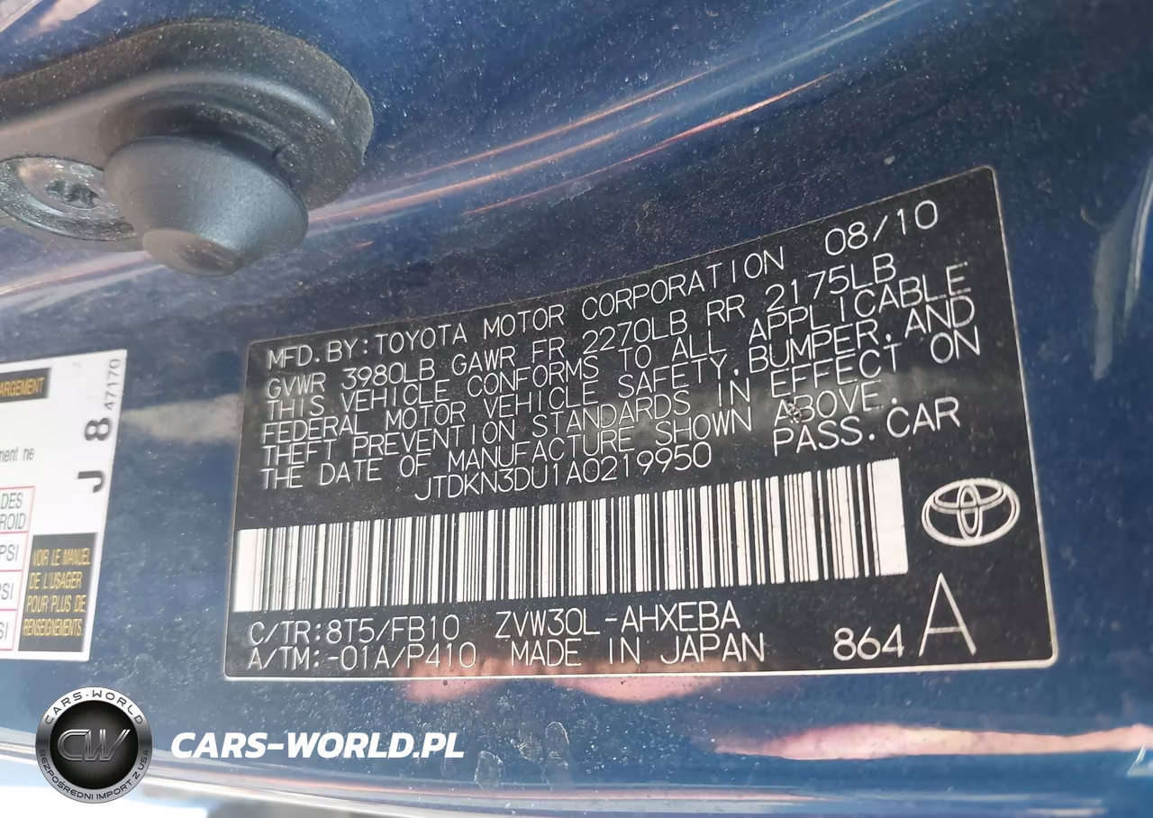 2010 Toyota Prius Iii VIN:JTDKN3DU1A0219950 - 9