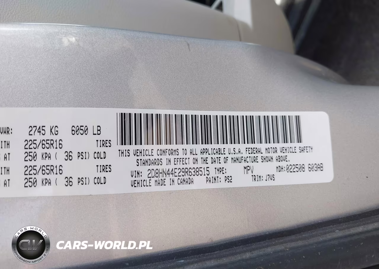 2009 Dodge Grand Caravan Se VIN:2D8HN44E29R638515 - 9