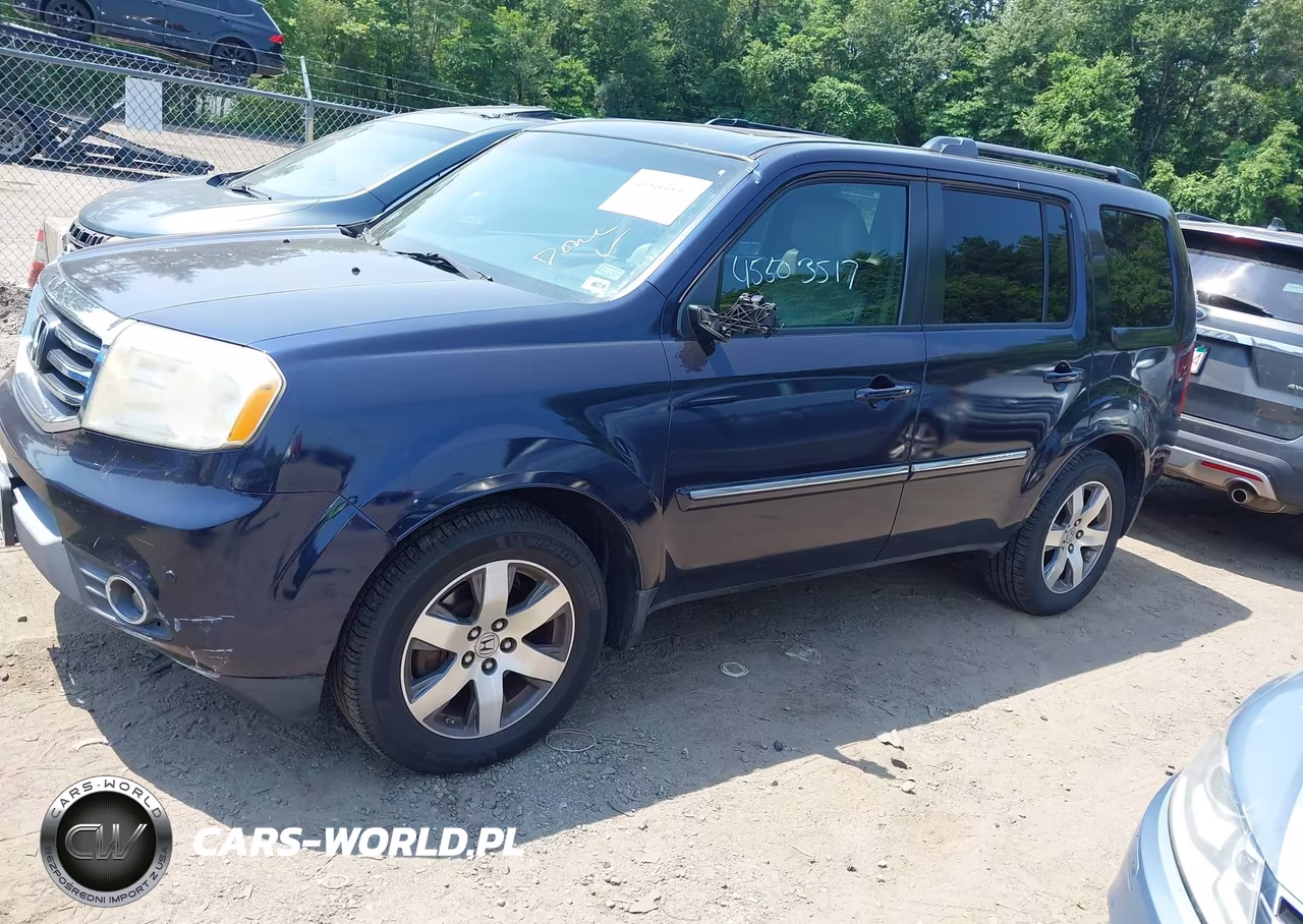 2013 Honda Pilot Touring VIN:5FNYF4H95DB039735 - 2