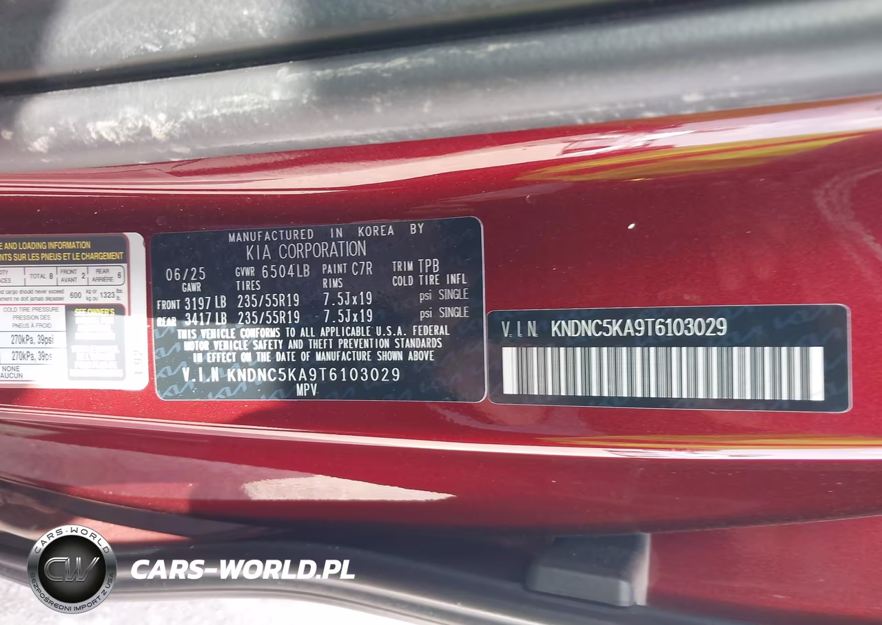 2026 Kia Carnival Mpv Hybrid Ex VIN:KNDNC5KA9T6103029 - 9