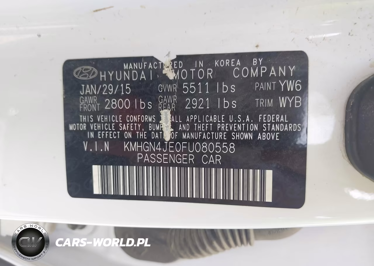 2015 Hyundai Genesis 3.8 VIN:KMHGN4JE0FU080558 - 9