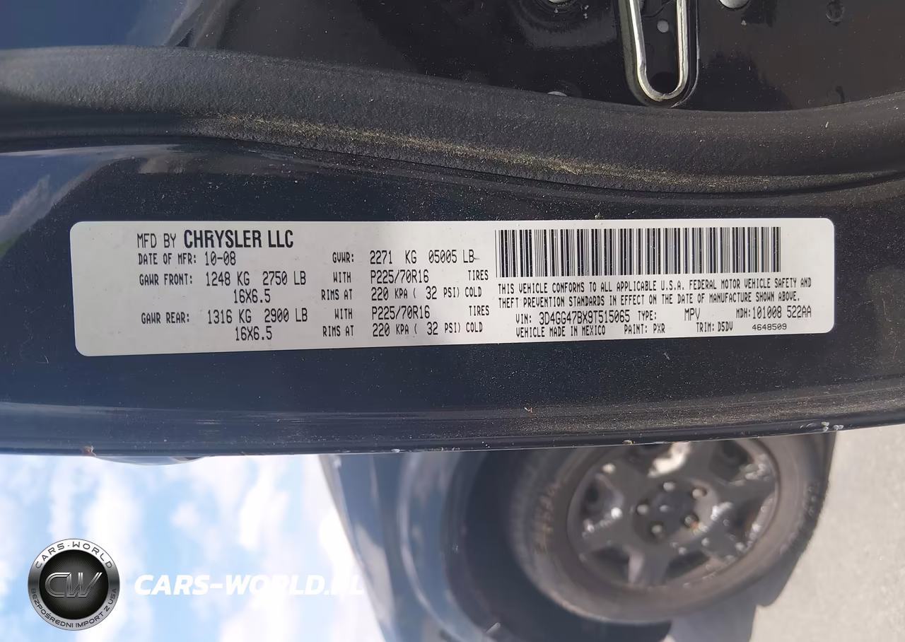 2009 Dodge Journey Se VIN:3D4GG47BX9T515065 - 9