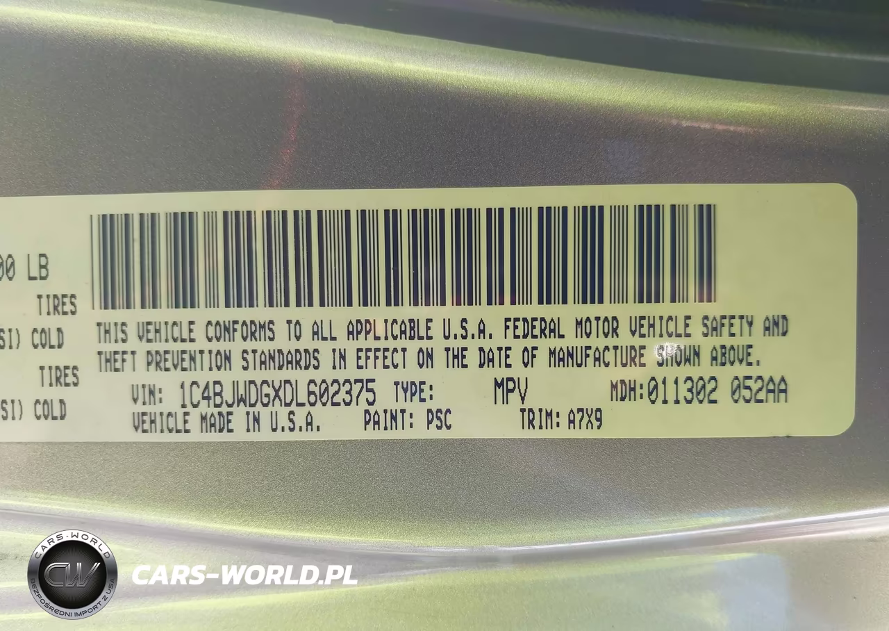 2013 Jeep Wrangler Unlimited Sport VIN:1C4BJWDGXDL602375 - 9
