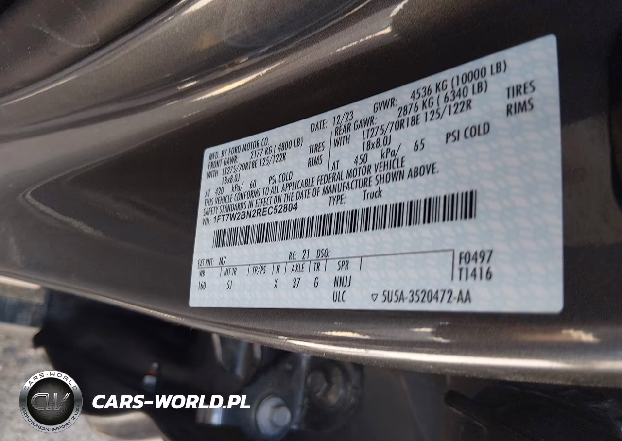 2024 Ford F-250 Lariat VIN:1FT7W2BN2REC52804 - 9