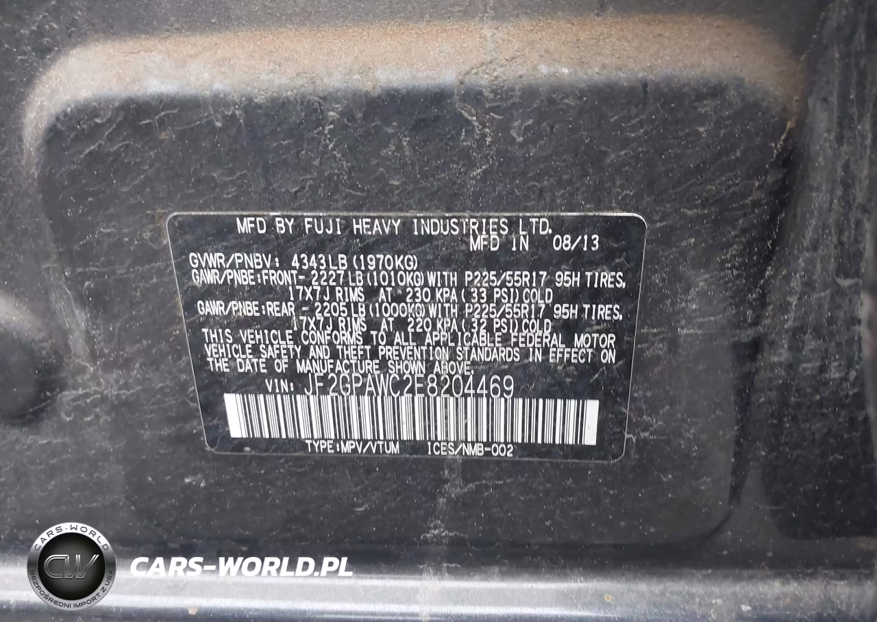 2014 Subaru Xv Crosstrek 2.0I Premium VIN:JF2GPAWC2E8204469 - 9