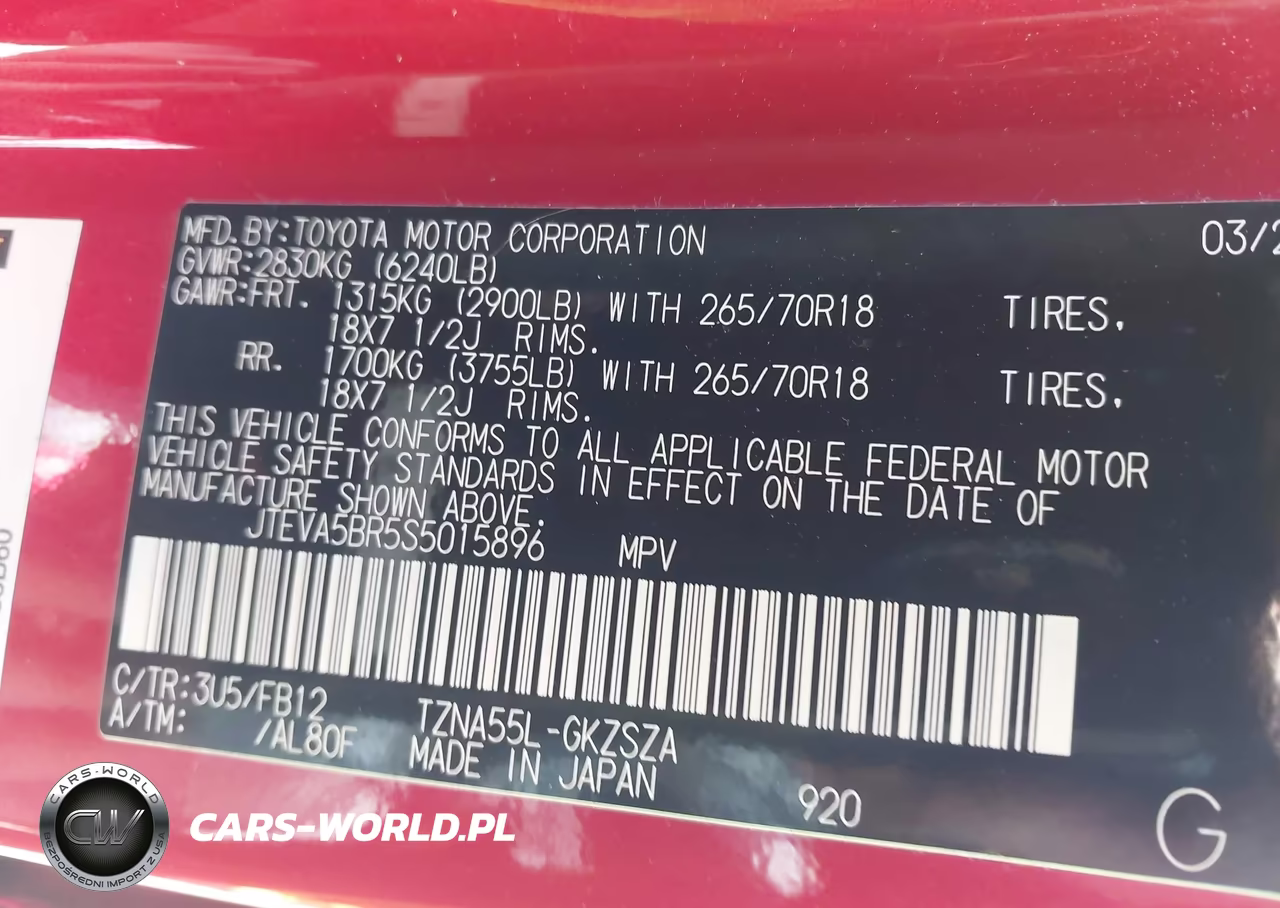 2025 Toyota 4Runner Trd Off Road VIN:JTEVA5BR5S5015896 - 9