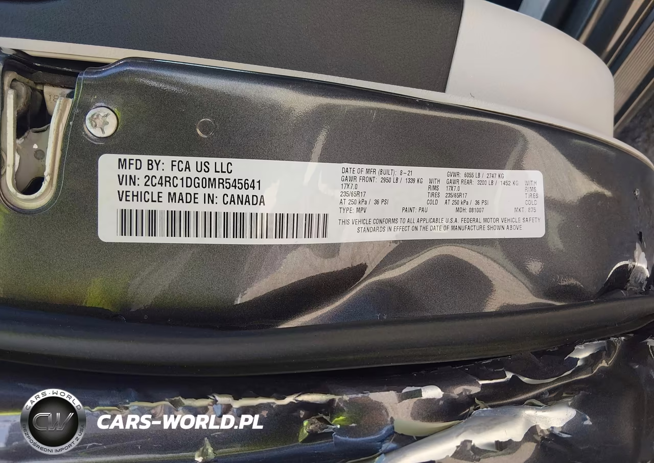 2021 Chrysler Voyager Lxi VIN:2C4RC1DG0MR545641 - 9