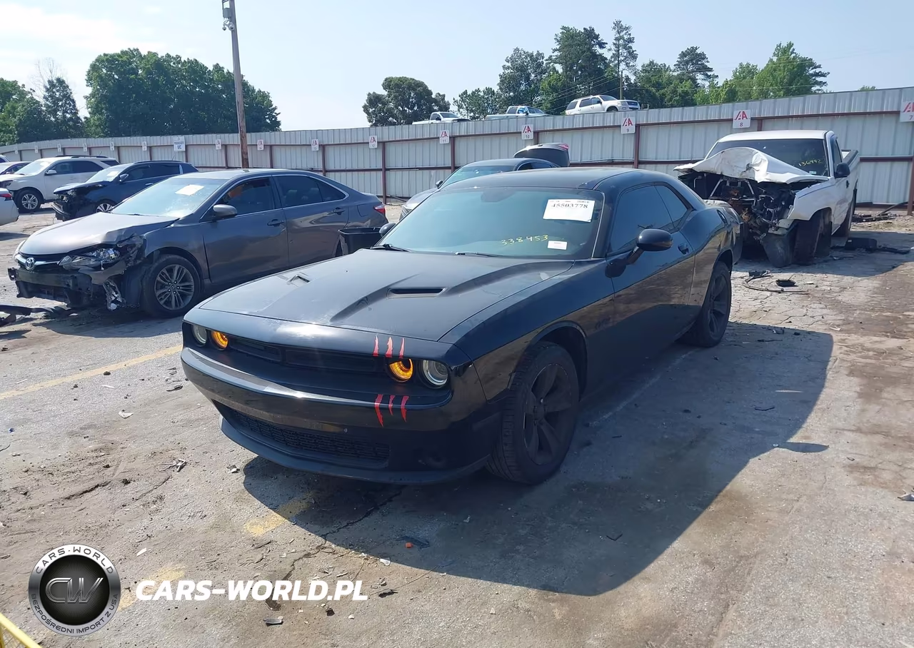 2016 Dodge Challenger Sxt VIN:2C3CDZAGXGH338453 - 2