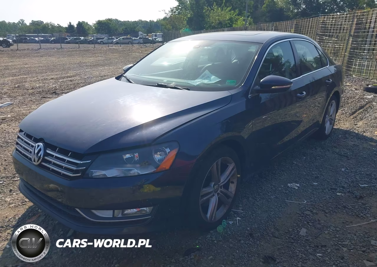 2012 Volkswagen Passat 3.6L V6 Se VIN:1VWBM7A35CC042744 - 2
