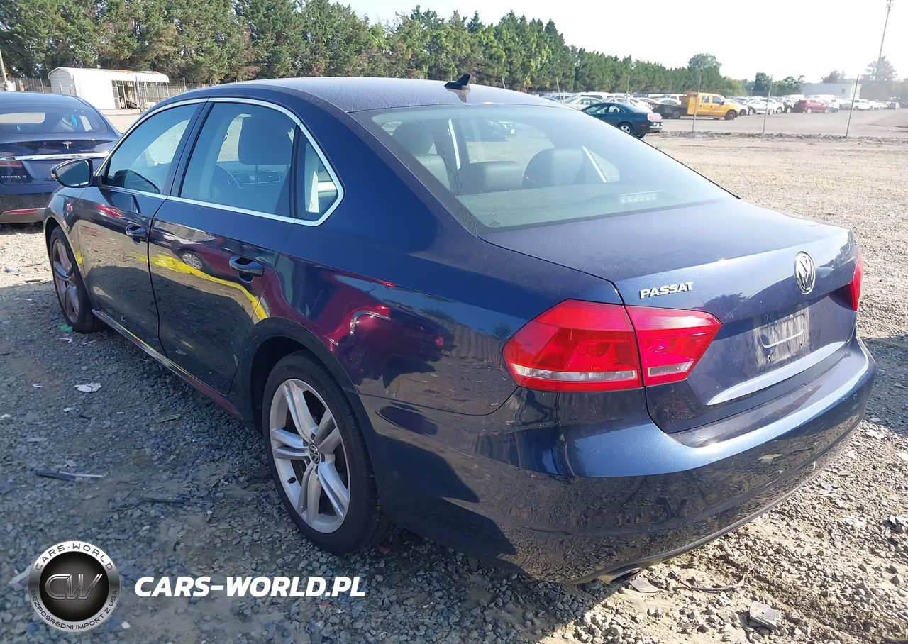 2012 Volkswagen Passat 3.6L V6 Se VIN:1VWBM7A35CC042744 - 3