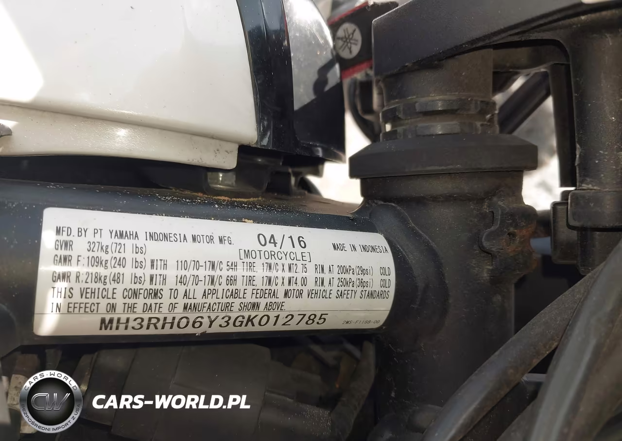 2016 Yamaha Yzfr3 VIN:MH3RH06Y3GK012785 - 10