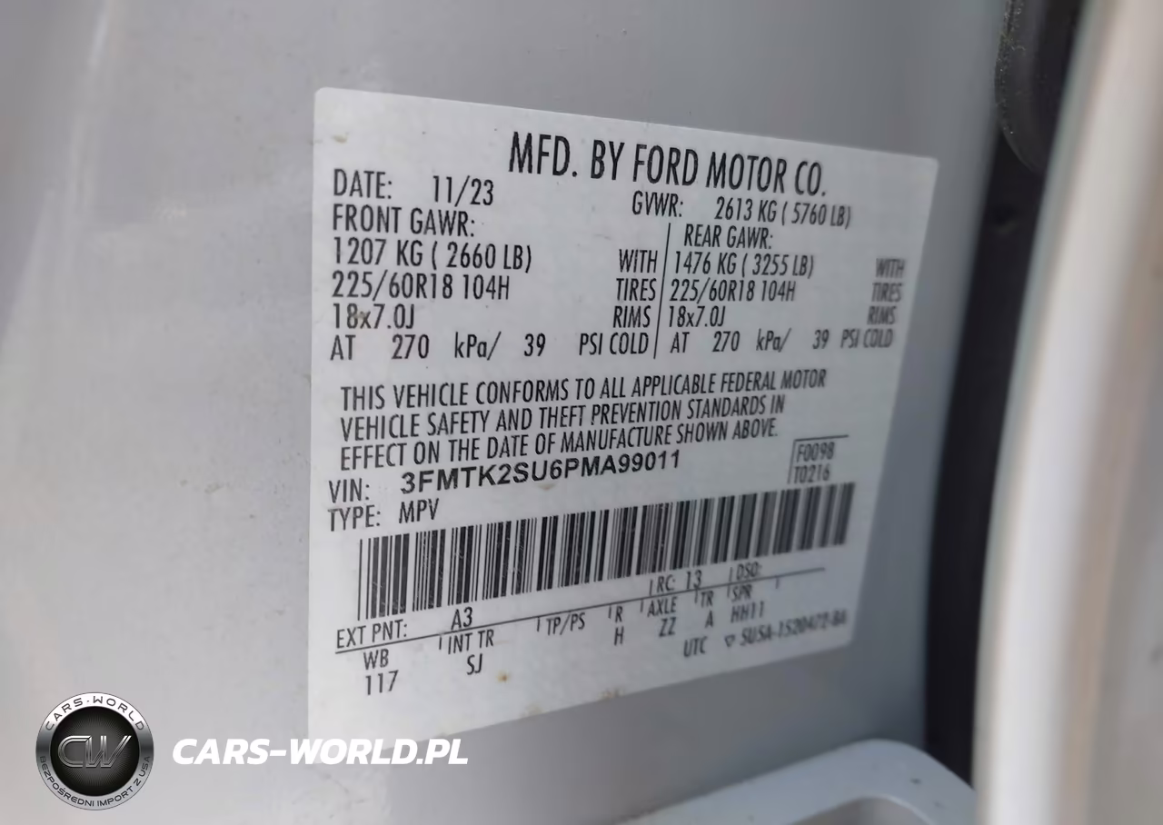 2023 Ford Mustang Mach-E California Route 1 VIN:3FMTK2SU6PMA99011 - 9
