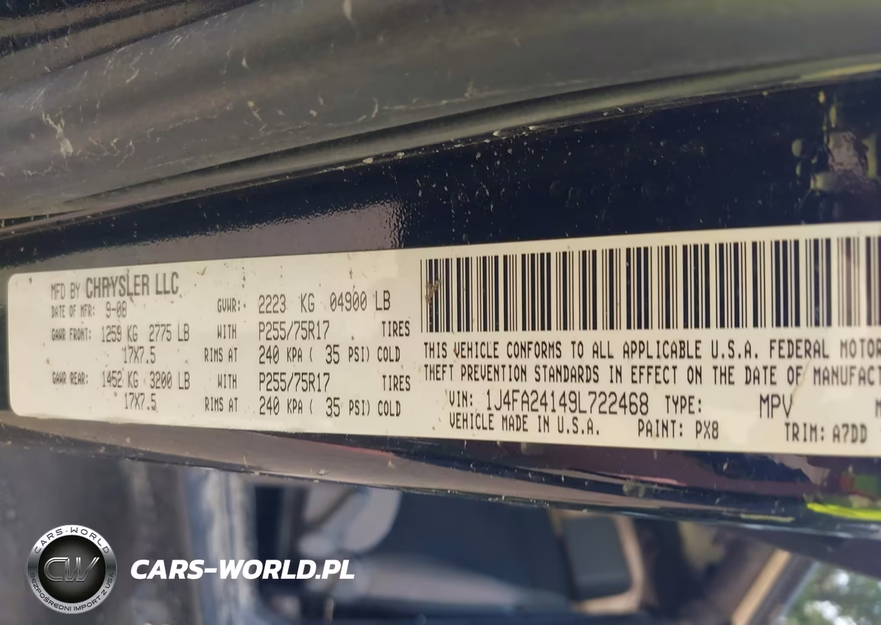 2009 Jeep Wrangler X VIN:1J4FA24149L722468 - 9
