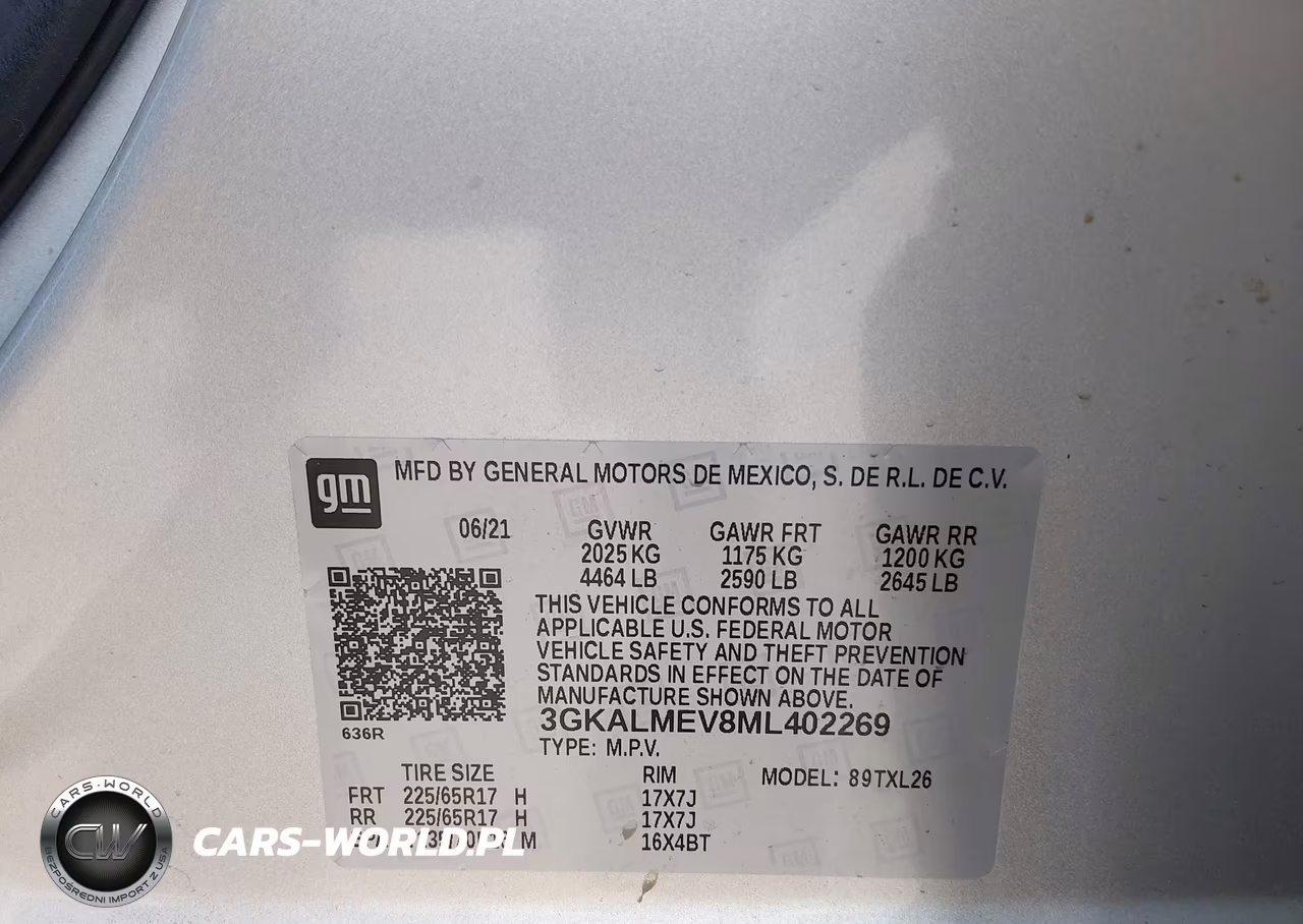 2021 GMC Terrain Fwd Sle VIN:3GKALMEV8ML402269 - 9