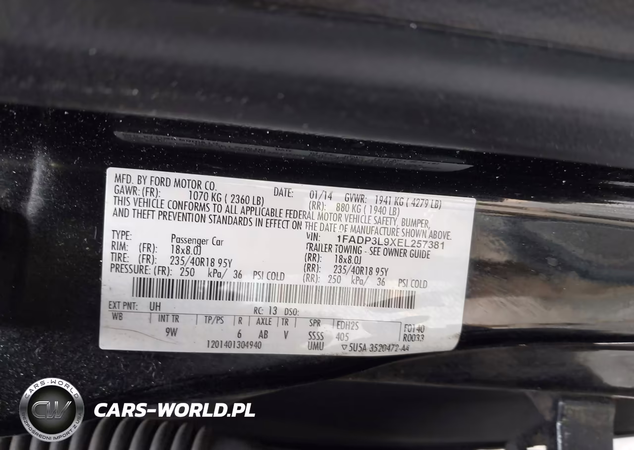 2014 Ford Focus St VIN:1FADP3L9XEL257381 - 9