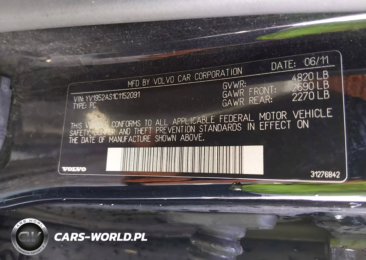 2012 Volvo S80 3.2L Premier Plus VIN:YV1952AS1C1152091 - 9