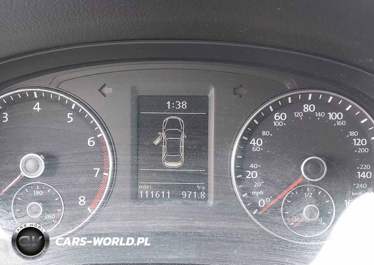 2012 Volkswagen Passat 2.5L Se VIN:1VWBP7A36CC051458 - 7