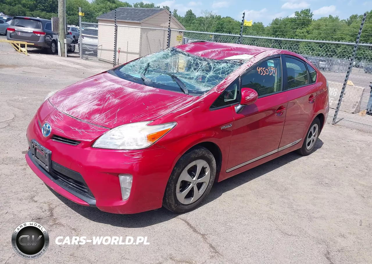 2014 Toyota Prius Four VIN:JTDKN3DU7E0386075 - 2
