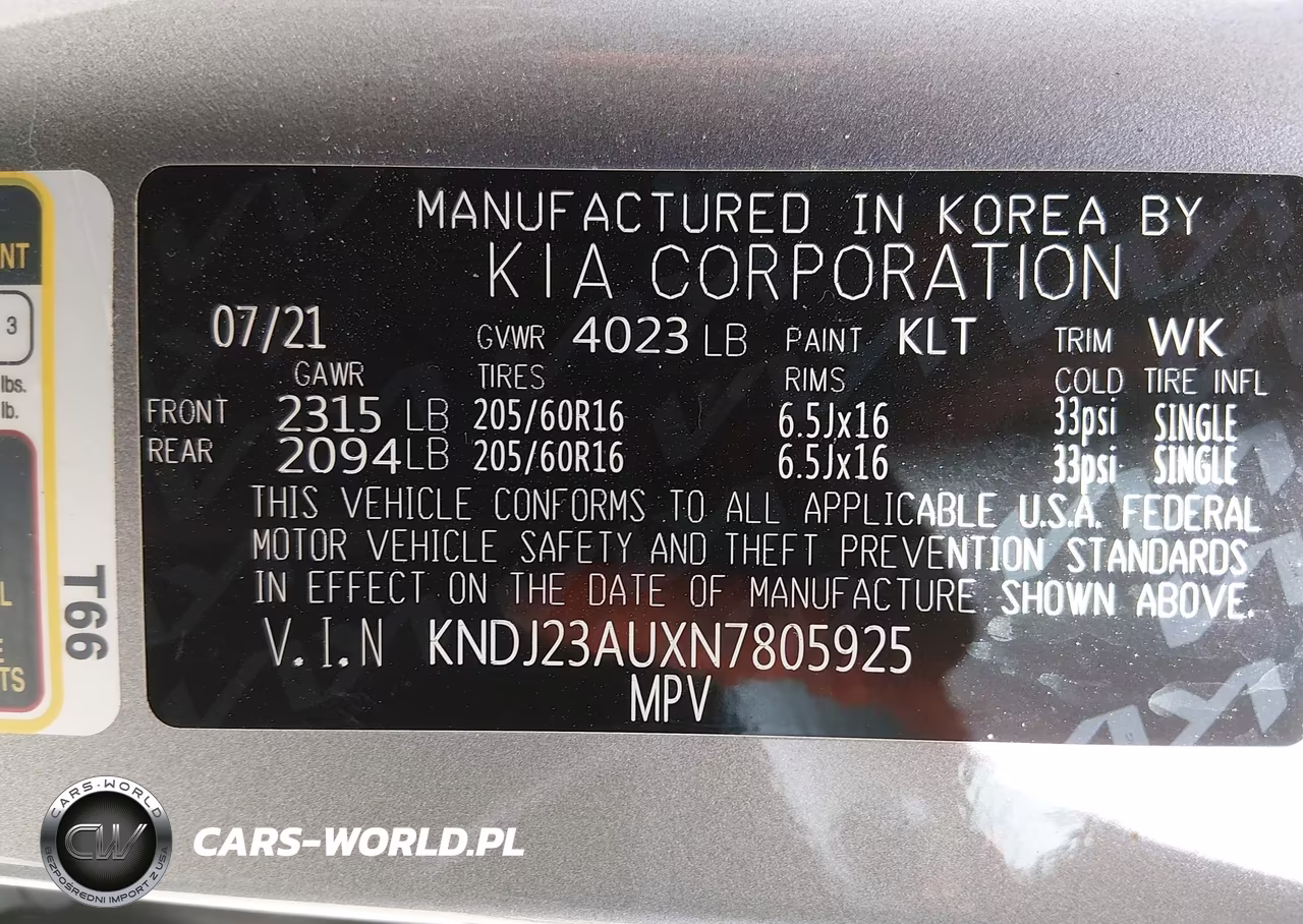 2022 Kia Soul Lx VIN:KNDJ23AUXN7805925 - 9