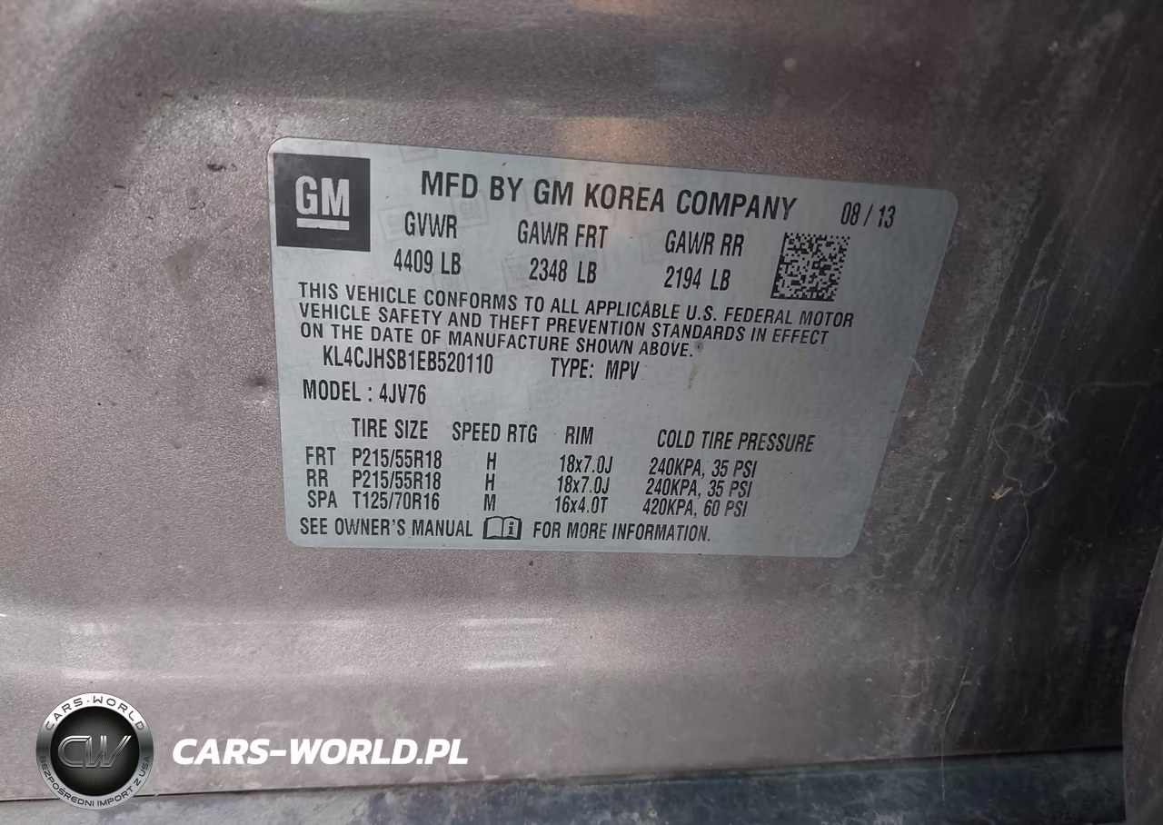 2014 Buick Encore Premium VIN:KL4CJHSB1EB520110 - 9