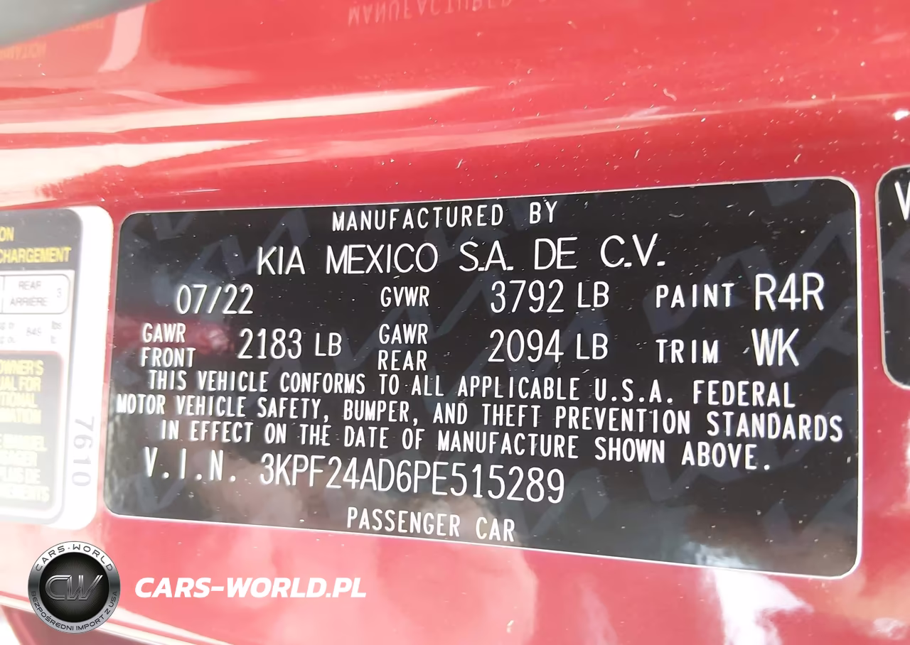 2023 Kia Forte Lxs VIN:3KPF24AD6PE515289 - 9