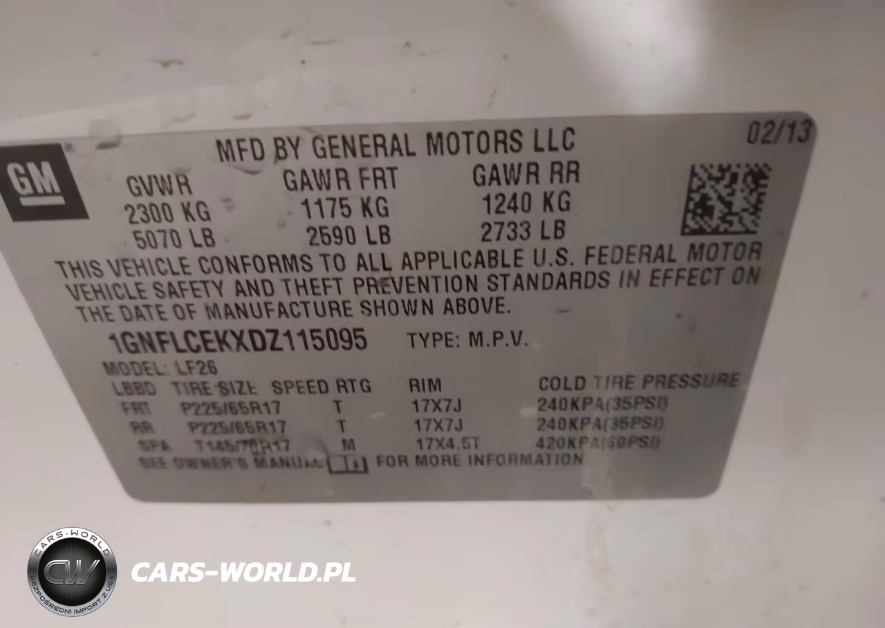 2013 Chevrolet Equinox Ls VIN:1GNFLCEKXDZ115095 - 9